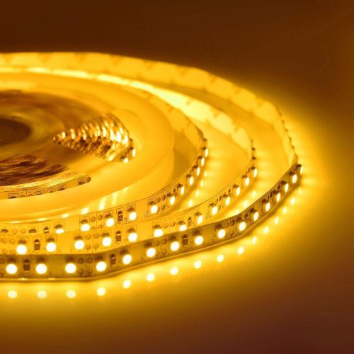 Светодиодная лента Apeyron 4,8W/m 60LED/m 3528SMD желтый 5M 00-33 Светодиодная лента Apeyron 4,8W/m 60LED/m 3528SMD желтый 5M 00-33