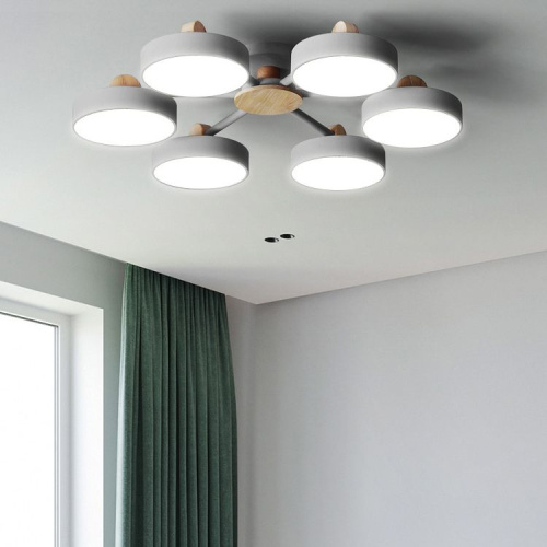 Потолочная Люстра Move 8 Gray By Imperiumloft