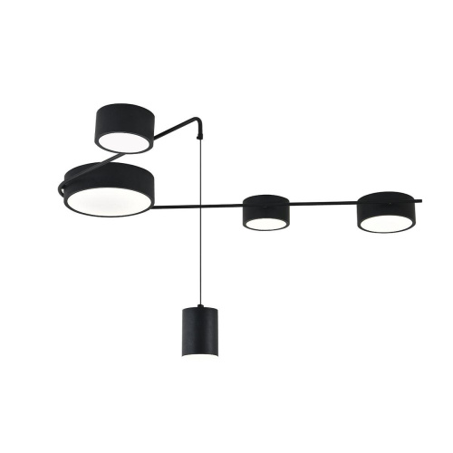 Потолочный светодиодный светильник Indigo Modulo 14028/5С Black V000161L Потолочный светодиодный светильник Indigo Modulo 14028/5С Black V000161L