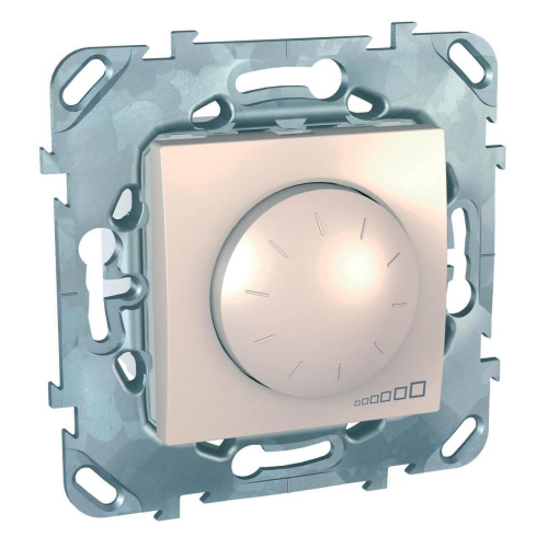 Диммер поворотный Schneider Electric Unica для ламп накаливания и галогенных 40-1000W MGU5.512.25ZD