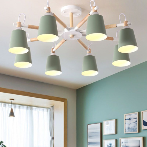 Люстра На Штанге Varda 8 Lamps Grey By Imperiumloft