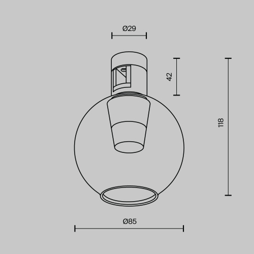 Трековый светильник Technical TR148-1-3W3K-BS Трековый светильник Technical TR148-1-3W3K-BS