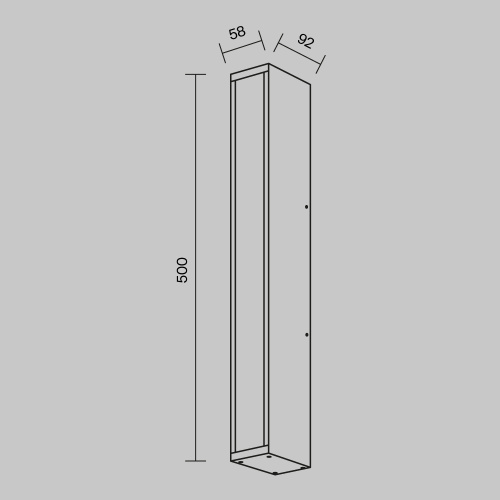 Настенный светильник (бра) Outdoor O571WL-L20B3K Настенный светильник (бра) Outdoor O571WL-L20B3K