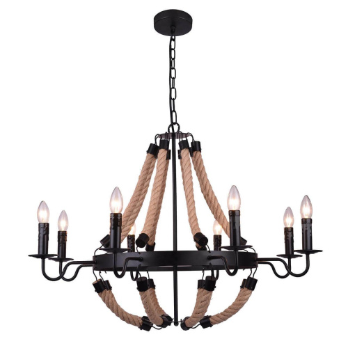 Подвесная люстра Arte Lamp Marsiglia A8956LM-8BK Подвесная люстра Arte Lamp Marsiglia A8956LM-8BK