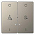 Клавиша двойная Schneider Electric Merten D-Life MTN3429-6050