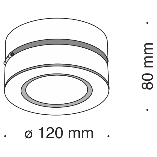 Потолочный светильник Technical C023CL-L20W4K