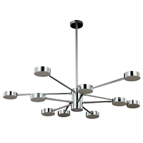 Подвесная люстра Crystal Lux Goracio SP10+1 D1100 Chrome Подвесная люстра Crystal Lux Goracio SP10+1 D1100 Chrome