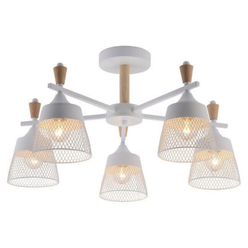 Потолочная люстра Seven Fires Olban SF3389/5C-WT-WD