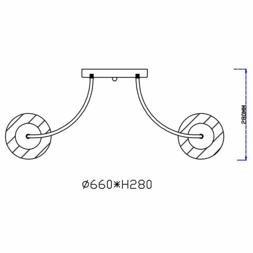 Потолочная люстра Rivoli Nuovo 3046-305 Б0044413
