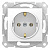 Розетка Schneider Electric Sedna с з/к без шторок 16A 250V SDN3001821