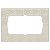 Рамка Werkel Flock для двойной розетки слоновая кость WL05-Frame-01-DBL-ivory 4690389073175