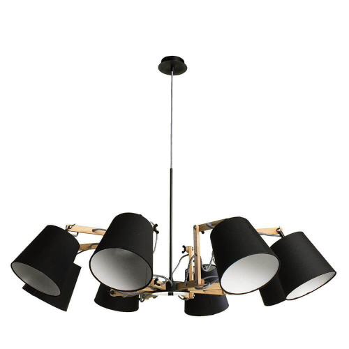 Подвесная люстра Arte Lamp Pinoccio A5700LM-8BK Подвесная люстра Arte Lamp Pinoccio A5700LM-8BK