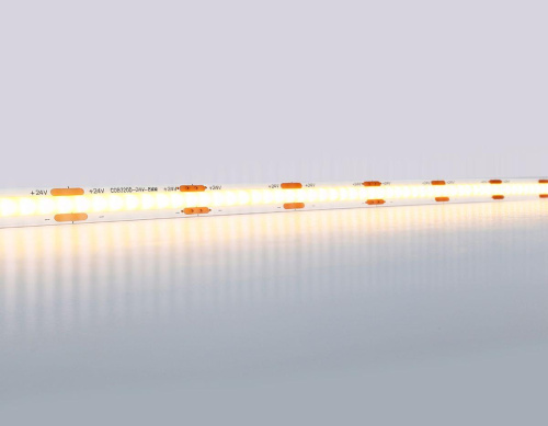 Светодиодная лента Ambrella Light 10W/m 320LED/m COB теплый белый 5M GS4651