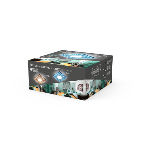 Встраиваемый светильник Gauss Backlight BL032
