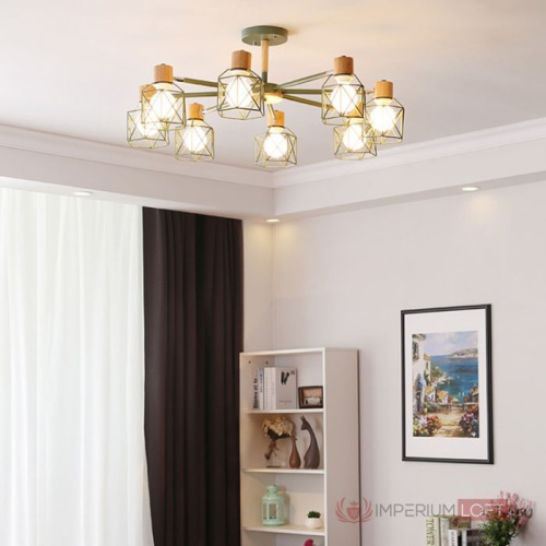 Потолочная Люстра Corf B3 White 5 Lamps By Imperiumloft