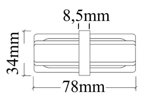 Коннектор прямой Crystal Lux CLT 0.211 06 BL Коннектор прямой Crystal Lux CLT 0.211 06 BL