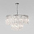 Подвесная люстра Eurosvet Blitz 60160 хром/ прозрачный хрусталь Strotskis