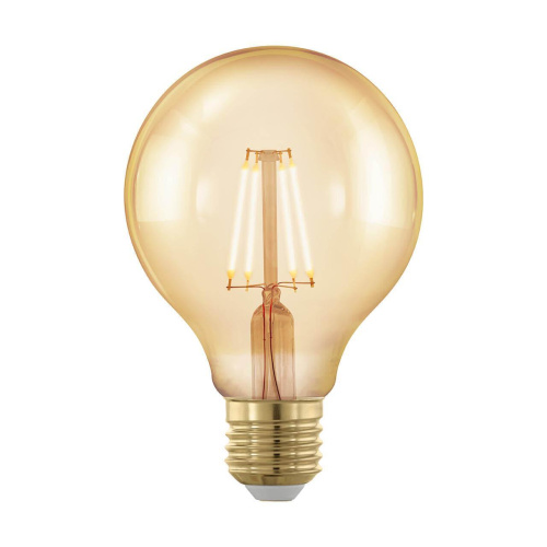 Лампа светодиодная филаментная диммируемая Eglo E27 4W 1700К золотая 11692