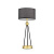Настольная лампа Lumina Deco Belforte LDT 5527 GD+BK