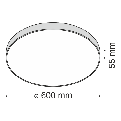 Потолочный светодиодный светильник Maytoni Zon C032CL-L96W4K