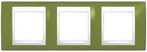 Рамка 3-постовая Schneider Electric Unica Хамелеон MGU6.006.866