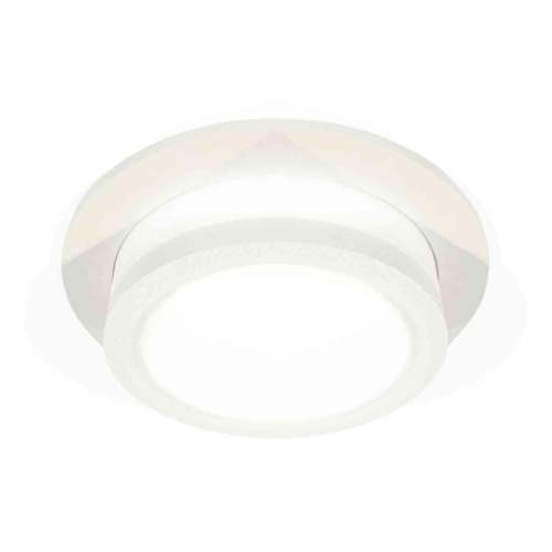 Комплект встраиваемого светильника Ambrella light Techno Spot XC7621041 SWH/FR белый песок/белый матовый (C7621, N7120)