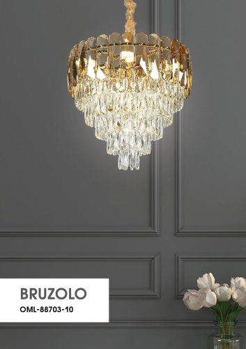 Подвесная люстра Omnilux Bruzolo OML-88703-10 Подвесная люстра Omnilux Bruzolo OML-88703-10
