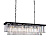 Люстра Odeon 10C/P black/clear