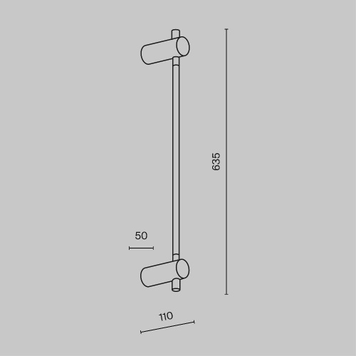 Бра Maytoni Rotta MOD413WL-L6B3K Бра Maytoni Rotta MOD413WL-L6B3K