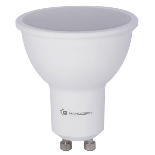 Лампа светодиодная Наносвет GU10 5W 3000K матовая LE-MR16A-50/GU10/930 L108 Лампа светодиодная Наносвет GU10 5W 3000K матовая LE-MR16A-50/GU10/930 L108