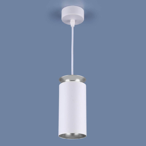 Подвесной светодиодный светильник Elektrostandard DLS021 9+4W 4200К белый матовый/серебро a045502