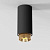 Потолочный светильник Elektrostandard Nubis 25012/01 GU10 черный/золото a064788