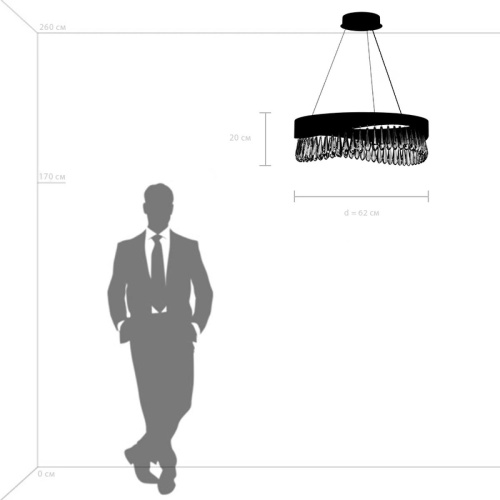 Подвесная светодиодная люстра Lightstar Helio 703163 Подвесная светодиодная люстра Lightstar Helio 703163