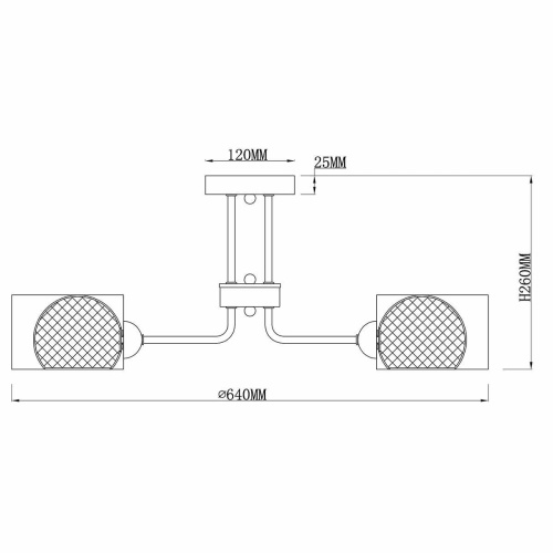 Потолочная люстра Rivoli Mod 3034-305 Б0037688