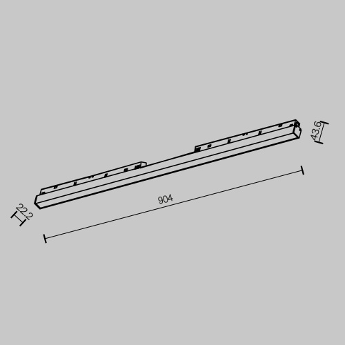 Трековый светильник Technical TR030-2-30W2.7K-B Трековый светильник Technical TR030-2-30W2.7K-B