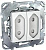 Розетка двухмодульная Schneider Electric Unica б/з со шторками 10A 250V MGU5.3131.18ZD