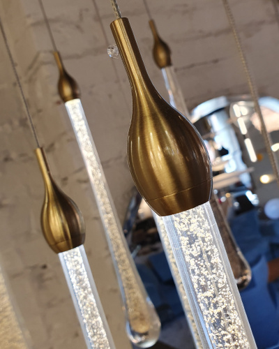 Подвесной светильник Teardrop 10 gold