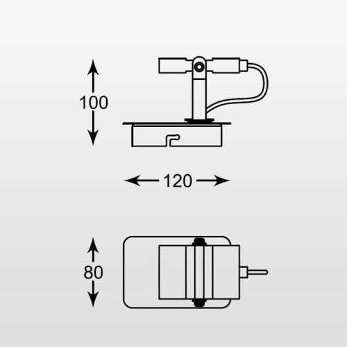 Светодиодный спот Zumaline Costa CK170208-1