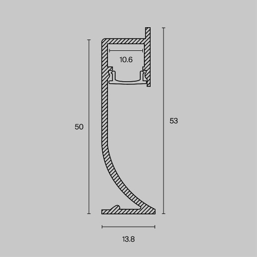 Комплектующие к светодиодной ленте Led Strip ALM-5314-S-2M