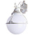Уличный настенный светильник Arte Lamp Monaco A1492AL-1WG
