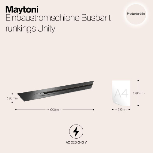 Аксессуар для трекового светильника Maytoni Track TRX004-111B