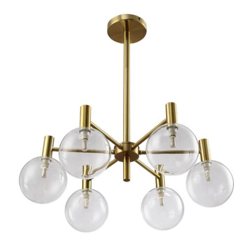 Подвесная люстра Crystal Lux Andres SP6 Bronze/Transparente Подвесная люстра Crystal Lux Andres SP6 Bronze/Transparente