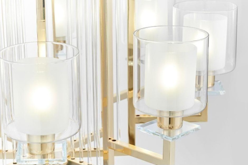 Подвесная люстра Lumina Deco Manhattan LDP 8012-8 F.GD Подвесная люстра Lumina Deco Manhattan LDP 8012-8 F.GD