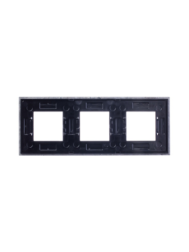 Рамка 3-постовая ABB Zenit сланец 2CLA227300N2201