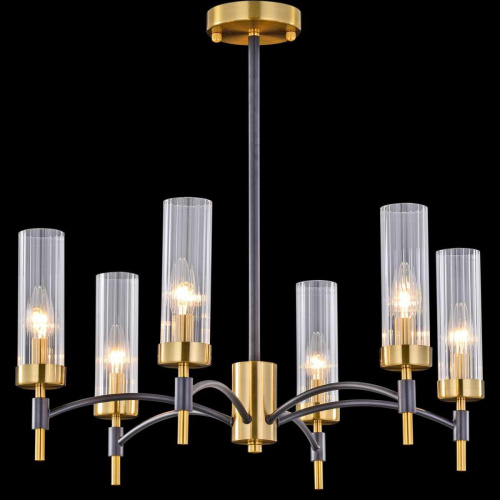 Потолочный светильник ILLUMICO IL5177-6PLS-29 BRASS TUBO Потолочный светильник ILLUMICO IL5177-6PLS-29 BRASS TUBO