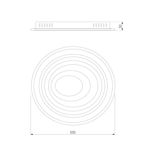 Потолочный светодиодный светильник Eurosvet Coloris 90214/1