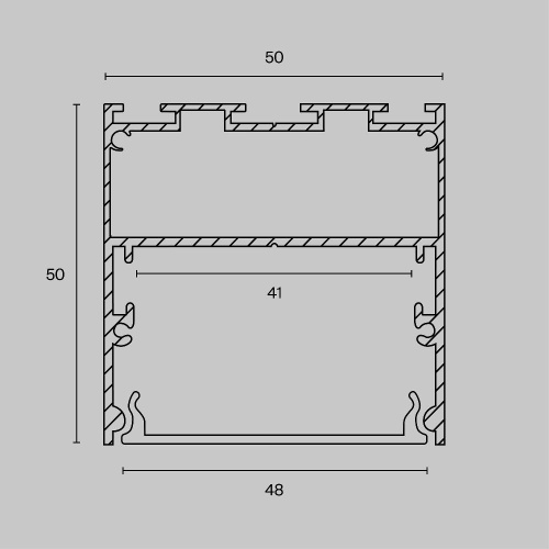 Комплектующие к светодиодной ленте Led Strip ALM-5050-S-2M