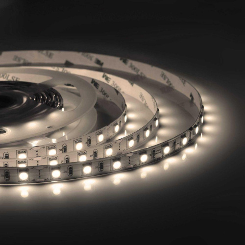 Светодиодная лента Apeyron 14,4W/m 60LED/m 5050SMD теплый белый 5M 00-308 Светодиодная лента Apeyron 14,4W/m 60LED/m 5050SMD теплый белый 5M 00-308