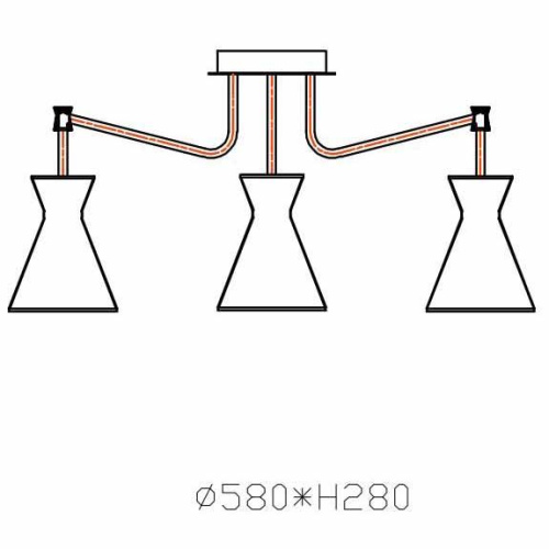 Потолочная люстра Rivoli Sospiro 3028-306 Б0038067 Потолочная люстра Rivoli Sospiro 3028-306 Б0038067