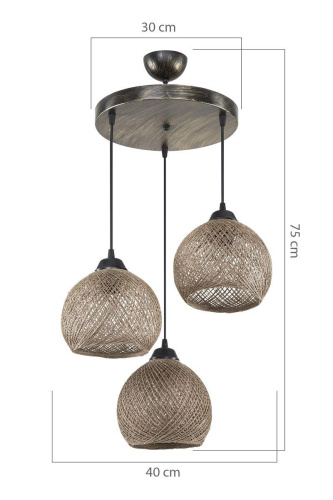 Подвесная люстра Toplight Lizbeth TL1612R-03DB Подвесная люстра Toplight Lizbeth TL1612R-03DB